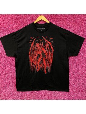 Vampire Freaks Jersey Devil Graphic Design T-Shirt Large